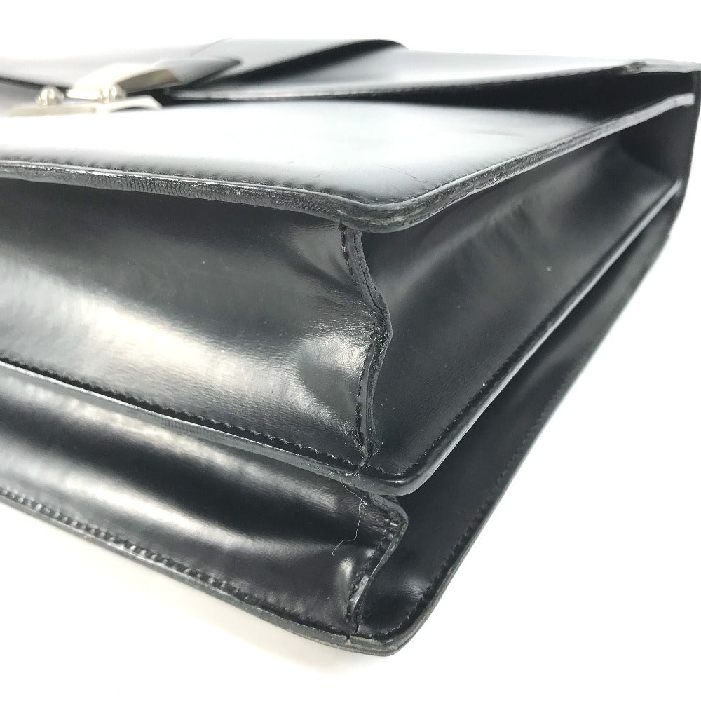 CARTIER Business bag with logo Bag, Tote Bag, Document Bag, Briefcase Hand Bag Leather Black/SilverHardware Used