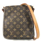 LOUIS VUITTON M51258 Monogram Musette Salsa Long MusetteSalsa Shoulder bag with flap closure, Pochette Shoulder Bag MonogramCanvas Brown Used