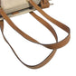 HERMES vintage Cabas50 Cabas 50 Bag Tote Bag shawl Shoulder Bag Toile H / Leather Beige Used