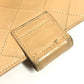 CHANEL Cambon Line CC CC Mark logo Bifold System Planner Stationery Notebook cover Leather Beige/Black Used