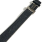 HERMES vintage H logo H belt Constance belt Leather Black x Brown/SilverHardware Used