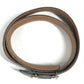 HERMES vintage H logo H belt Constance belt Leather Black x Brown/SilverHardware Used