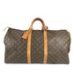 LOUIS VUITTON M41424 Monogram keepall55 keepall 55 belly button Old-style handbag, travel bag Duffle Bag MonogramCanvas Brown Used
