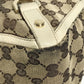 GUCCI 130739 GG logo Shoulder bag Tote Bag Shoulder Bag GGCanvas/Leather Beige/IvoryBased Used
