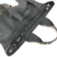 FENDI vintage logo Shoulder bag, vertical tote bag Hand Bag Nylon canvas Black Used