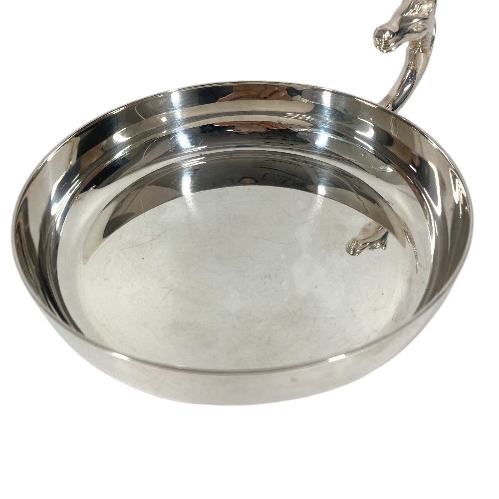 HERMES tray Cheval horse logo Object, ornament, tray, interior decor accessory case SV925 Silver Used