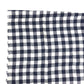 LOUIS VUITTON 不明 Damier check logo Shawl Fringe Scarf Stole/Shawl cotton blue Used