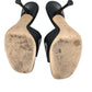 LOUIS VUITTON 不明 6AM Studded LV Logo Shoes, Sandals Mules Leather Black Used