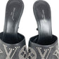LOUIS VUITTON 不明 6AM Studded LV Logo Shoes, Sandals Mules Leather Black Used