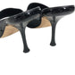 LOUIS VUITTON 不明 6AM Studded LV Logo Shoes, Sandals Mules Leather Black Used