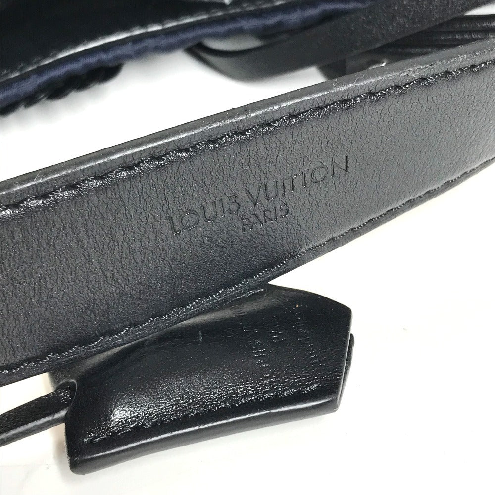 LOUIS VUITTON M94564 Monogram Satin Sequins Spotlight GM Spotlight GM Shoulder Bag Bucket Hand Bag Satin/Leather Navy/Black Used