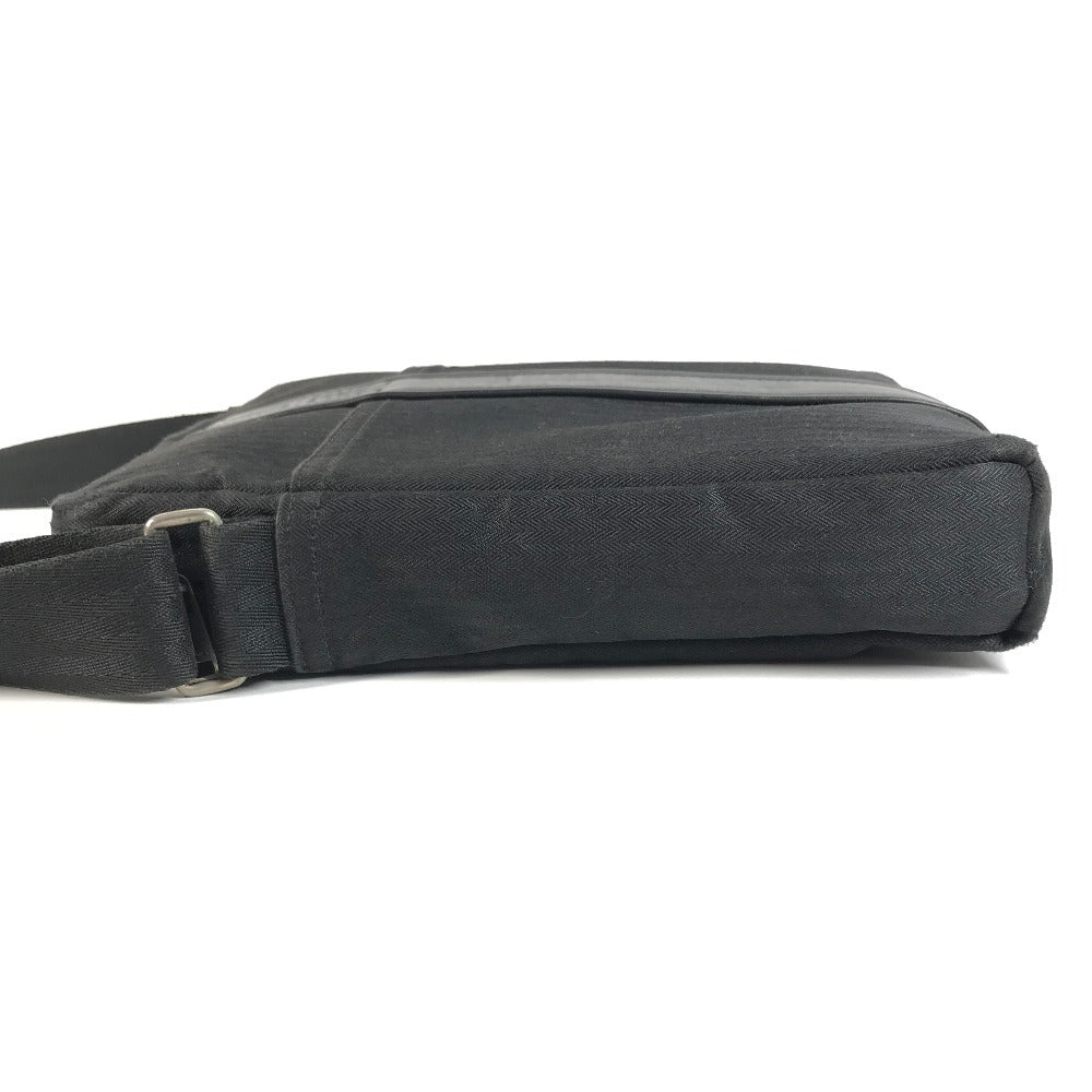 HERMES Acapulco Bandouliere Bag Crossbody Pochette Shoulder Bag cotton Black Used