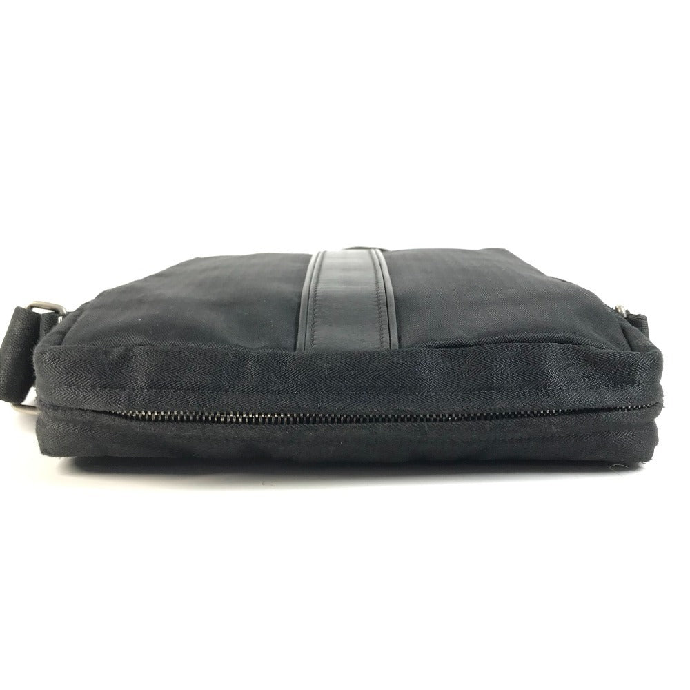 HERMES Acapulco Bandouliere Bag Crossbody Pochette Shoulder Bag cotton Black Used