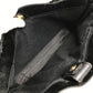 VERSACE vintage Sunburst logo Bag Tote Bag shawl Shoulder Bag Leather Black Used
