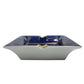 HERMES Ashtray Accessory case, jewelry case, accessory tray, interior ashtray Pottery blue Used