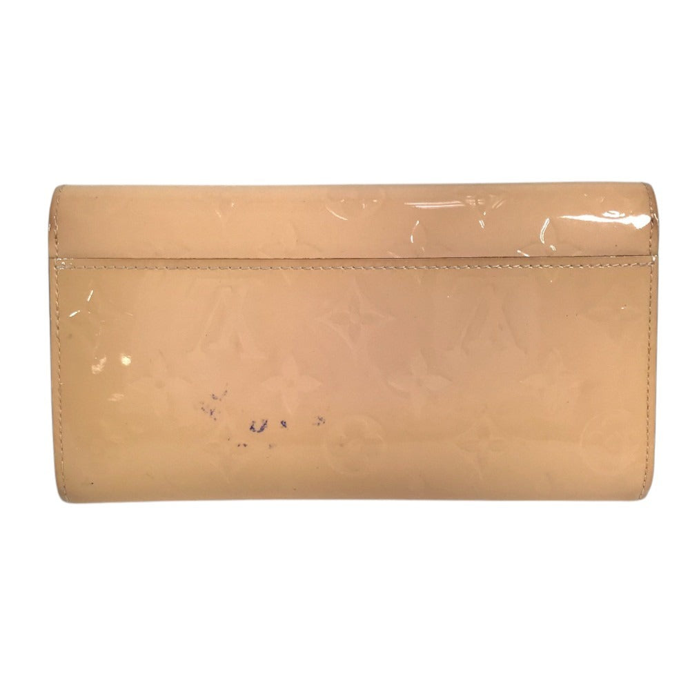 LOUIS VUITTON M61227 MonogramVernis Portefeuille Sarah Portefeuille Sarah Long Wallet Flap Long Wallet MonogramVernis Rose valerine pink Used