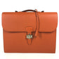 HERMES Sac à de Peches 38 Sac à de Peches 38 Tote bag, shoulder bag, handbag, document bag Business bag Epsom Orange/SilverHardware Used