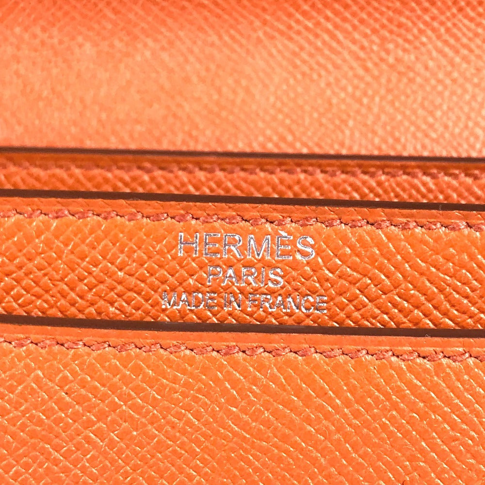 HERMES Sac à de Peches 38 Sac à de Peches 38 Tote bag, shoulder bag, handbag, document bag Business bag Epsom Orange/SilverHardware Used