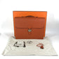 HERMES Sac à de Peches 38 Sac à de Peches 38 Tote bag, shoulder bag, handbag, document bag Business bag Epsom Orange/SilverHardware Used