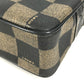 FENDI vintage Pecan logo Bag Crossbody Pochette Shoulder Bag PVC/Leather khaki/Black Used