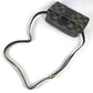 FENDI vintage Pecan logo Bag Crossbody Pochette Shoulder Bag PVC/Leather khaki/Black Used