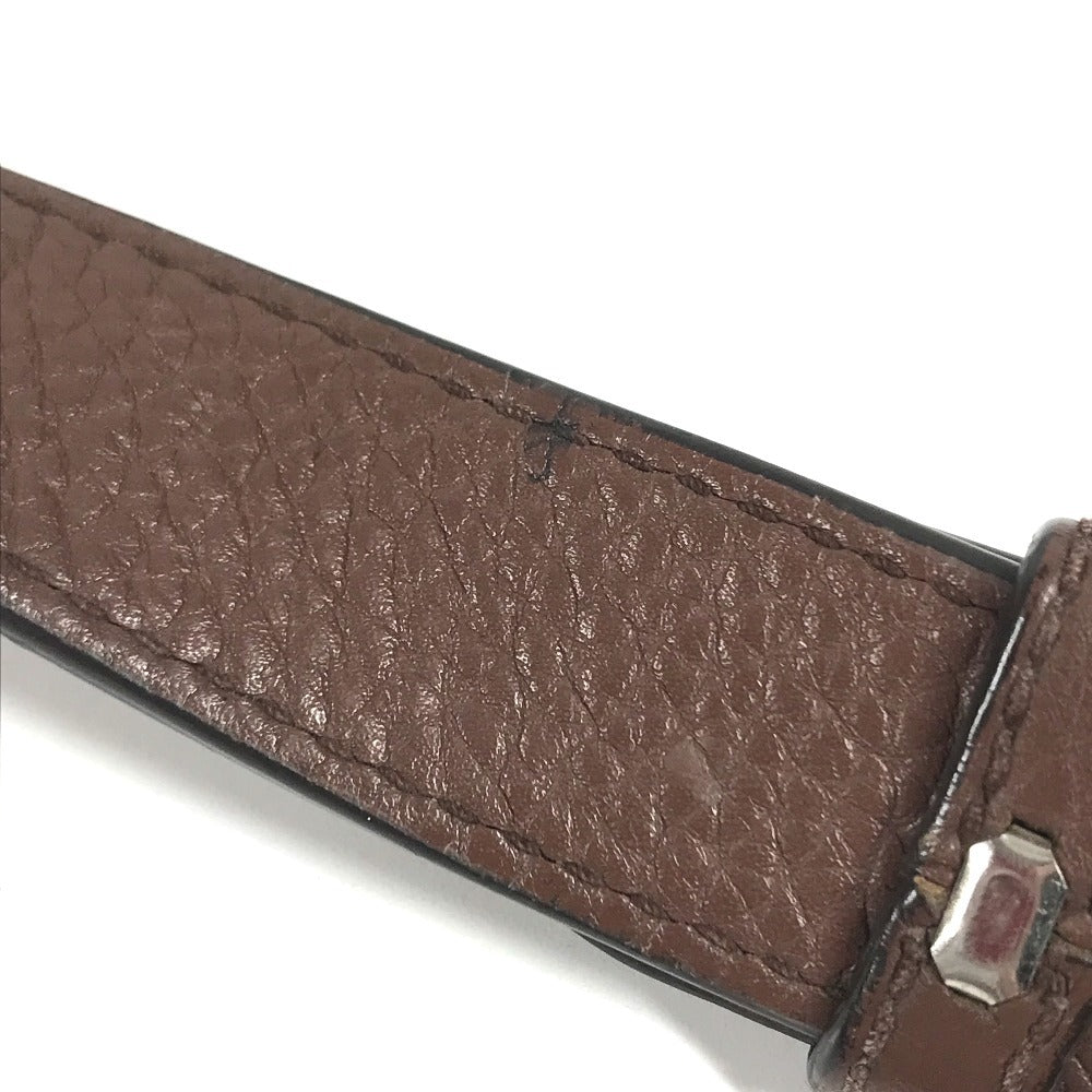 GUCCI 322059 Interlocking G logo Bag Crossbody Pochette Shoulder Bag Leather Brown Used