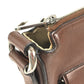 GUCCI 322059 Interlocking G logo Bag Crossbody Pochette Shoulder Bag Leather Brown Used