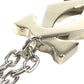 CARTIER Charm Key Holder charm logo Necklace Choker Chain Necklace Accessory Pendant top Metal Silver Used