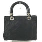 Dior 2WAY bag Shoulder Bag Cannage Lady CHRISTIAN DIOR lady dior Handbag, bag, tote bag Hand Bag Nylon Black Used