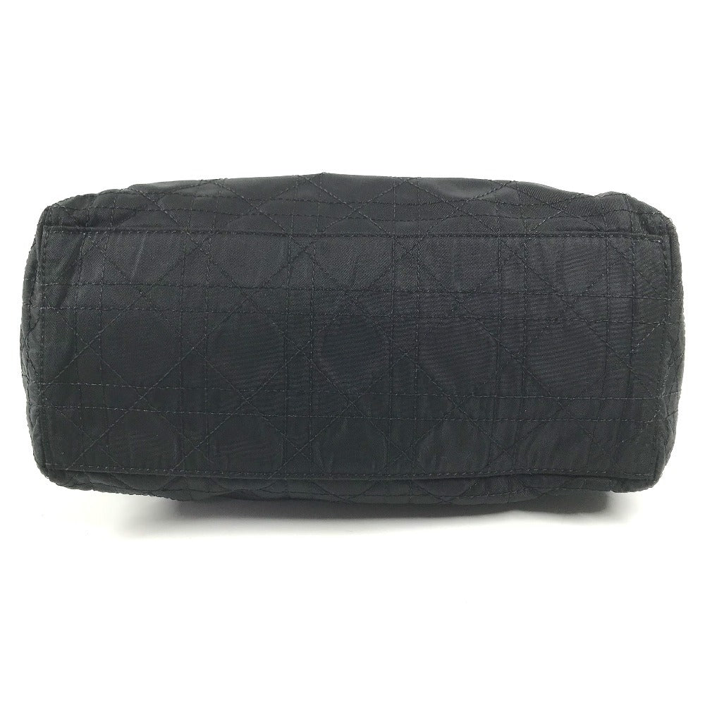 Dior 2WAY bag Shoulder Bag Cannage Lady CHRISTIAN DIOR lady dior Handbag, bag, tote bag Hand Bag Nylon Black Used