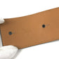 HERMES Cory Edssian Cory Edssian Wide belt for bottoms belt Leather Brown Used