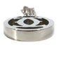 CARTIER T1220148 Charm Key Holder 2C Decor Charm Logo Necklace Choker Chain Necklace Accessory Pendant top Metal Silver Used