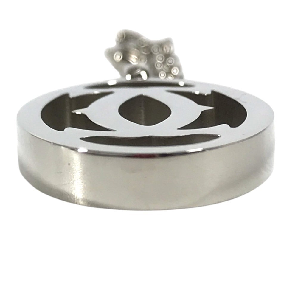 CARTIER T1220148 Charm Key Holder 2C Decor Charm Logo Necklace Choker Chain Necklace Accessory Pendant top Metal Silver Used