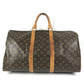 LOUIS VUITTON M41426 Monogram Keepall50 Keepall 50 Travel Bag Hand Bag Travel Bag Duffle Bag MonogramCanvas Brown Used