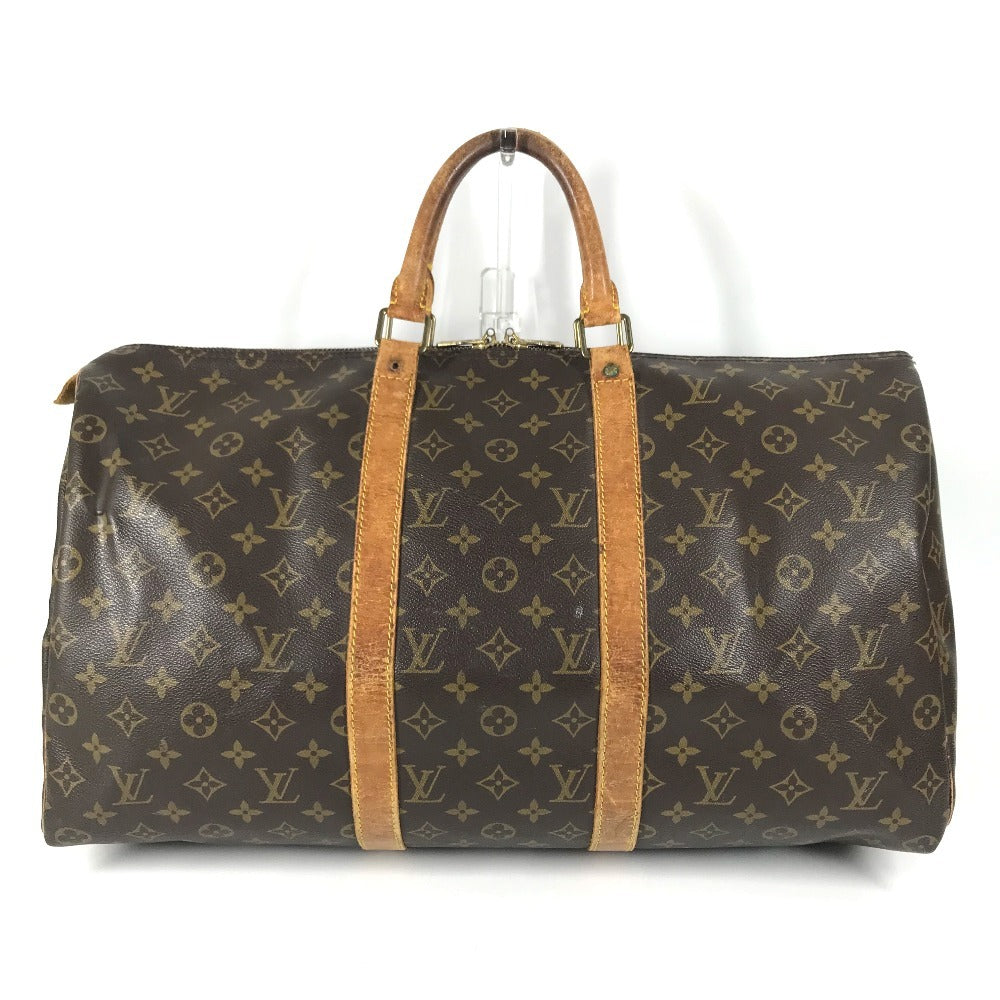 LOUIS VUITTON M41426 Monogram Keepall50 Keepall 50 Travel Bag Hand Bag Travel Bag Duffle Bag MonogramCanvas Brown Used