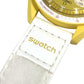 Swatch SO33J100 OMEGA collaboration MISSION TO THE SUN Men's Watches Wristwatch yellow/White Used