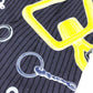 HERMES Kaleidoscope Effect Apparel short sleeve tops Short sleeve T-shirt cotton Navy/yellow Used