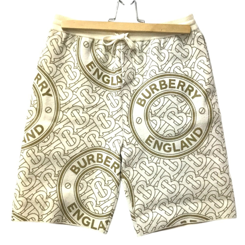 BURBERRY 8053763 Logo TB Apparel shorts Shorts wool / polyester Beige Used