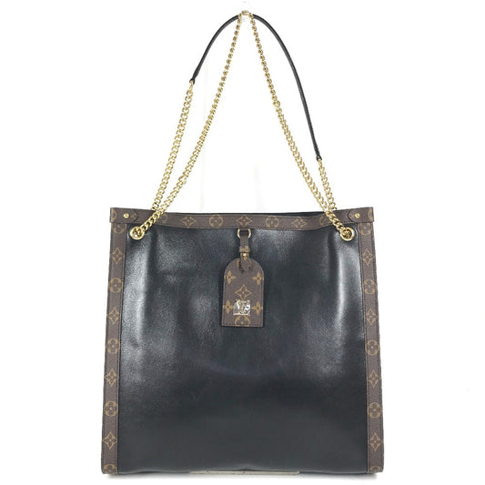 LOUIS VUITTON M13137 Monogram Nova MM Nova MM Double Chain Bag Tote Bag Shoulder Bag Shoulder Bag Leather Noir Black/Brown Used