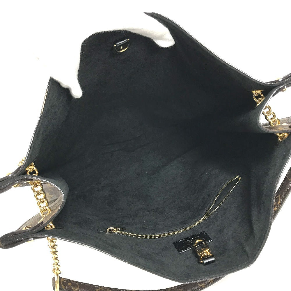 LOUIS VUITTON M13137 Monogram Nova MM Nova MM Double Chain Bag Tote Bag Shoulder Bag Shoulder Bag Leather Noir Black/Brown Used
