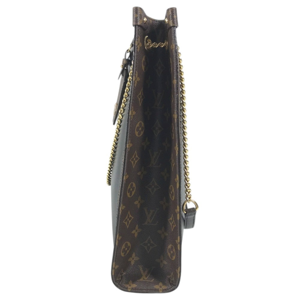 LOUIS VUITTON M13137 Monogram Nova MM Nova MM Double Chain Bag Tote Bag Shoulder Bag Shoulder Bag Leather Noir Black/Brown Used