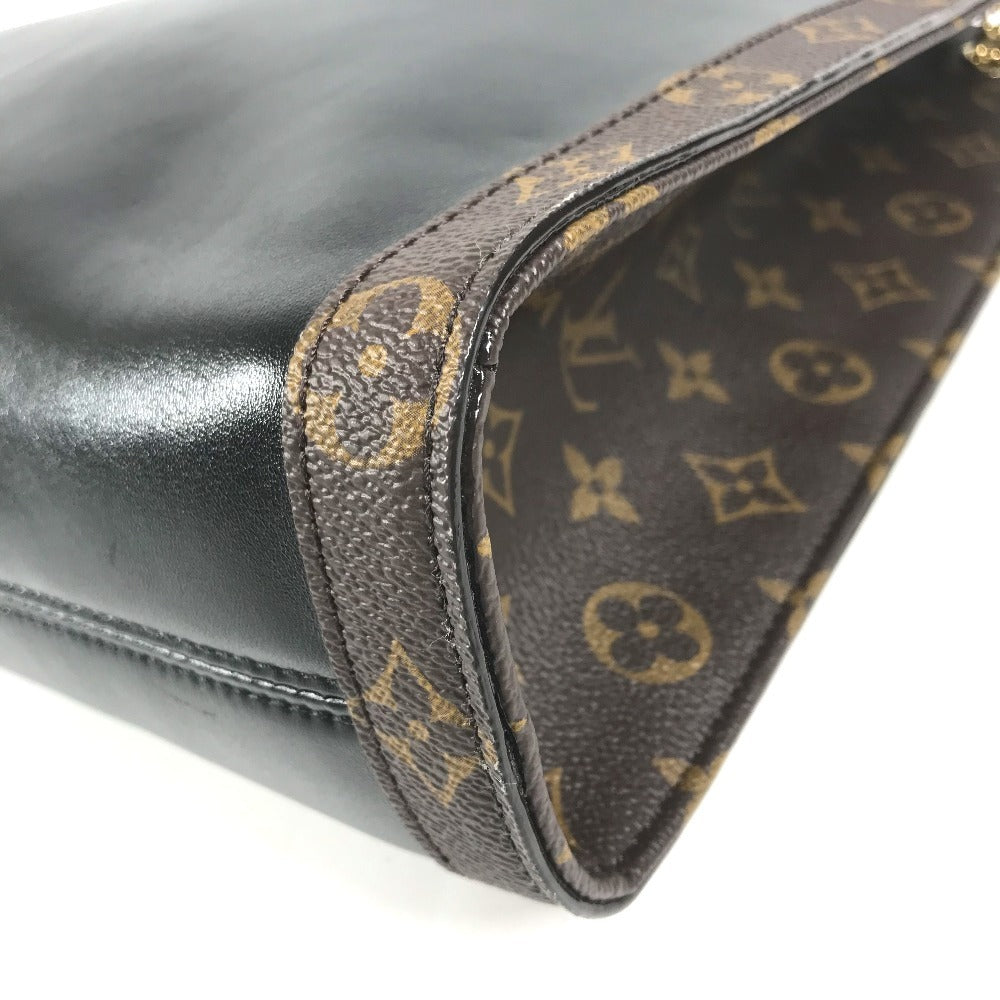 LOUIS VUITTON M13137 Monogram Nova MM Nova MM Double Chain Bag Tote Bag Shoulder Bag Shoulder Bag Leather Noir Black/Brown Used