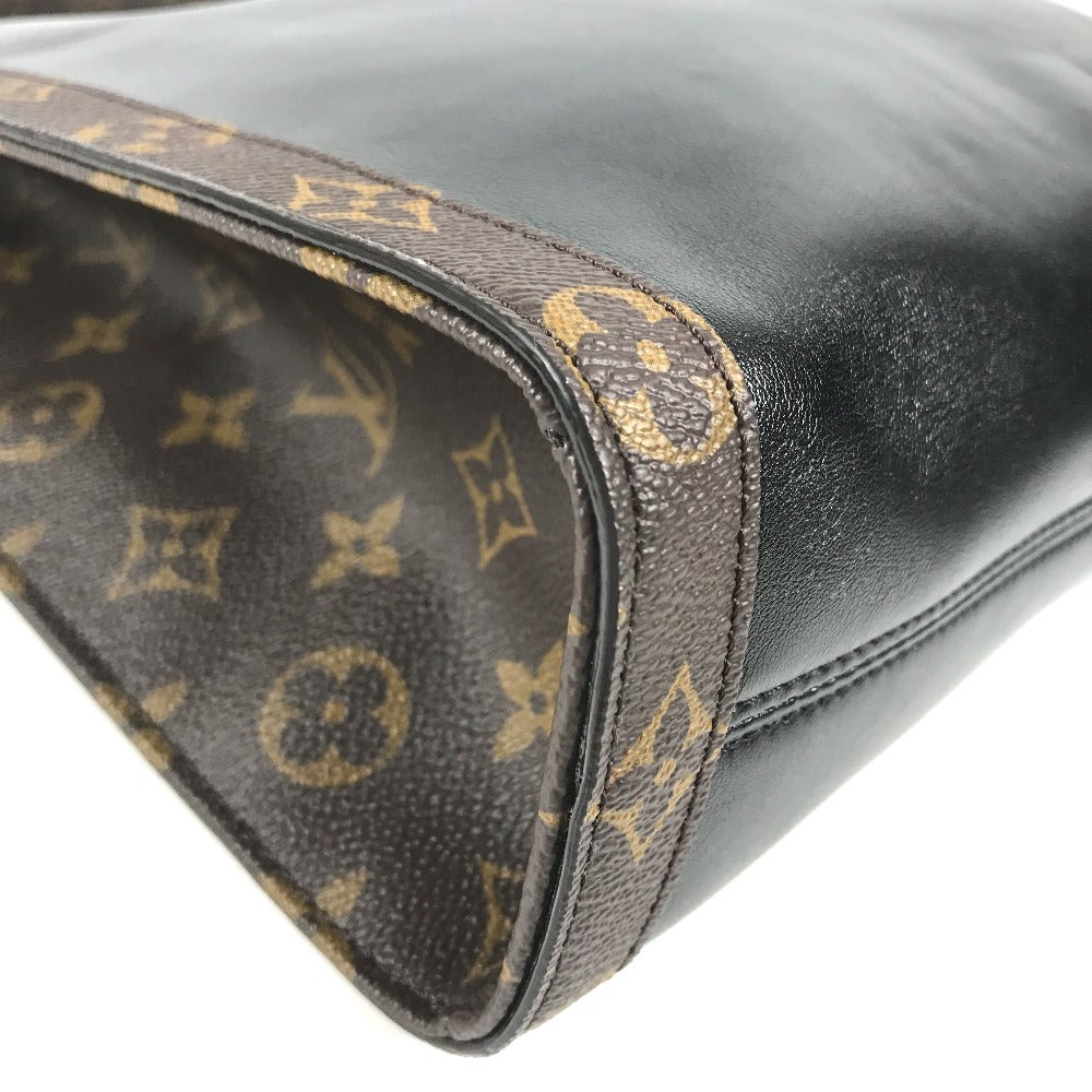 LOUIS VUITTON M13137 Monogram Nova MM Nova MM Double Chain Bag Tote Bag Shoulder Bag Shoulder Bag Leather Noir Black/Brown Used
