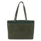 CHANEL CC CC Mark logo Chocolate bar Bag Shoulder Bag Tote Bag Shoulder Bag Nylon / Leather khaki Used