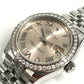 ROLEX 178384 random Datejust logo Automatic Diamond Bezel Jubilee Bracelet Wristwatch SS Silver Used