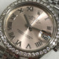 ROLEX 178384 random Datejust logo Automatic Diamond Bezel Jubilee Bracelet Wristwatch SS Silver Used