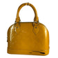 LOUIS VUITTON M91697 MonogramVernis Alma BB 2WAY bag Shoulder Bag Tote Bag Hand Bag MonogramVernis Jaune passion yellow Used