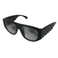 CHANEL 71465A Logo CC CC Mark Matelasse Quilted glasses glasses eyewear glasses sunglasses Plastic Black/Gold Used