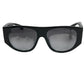 CHANEL 71465A Logo CC CC Mark Matelasse Quilted glasses glasses eyewear glasses sunglasses Plastic Black/Gold Used