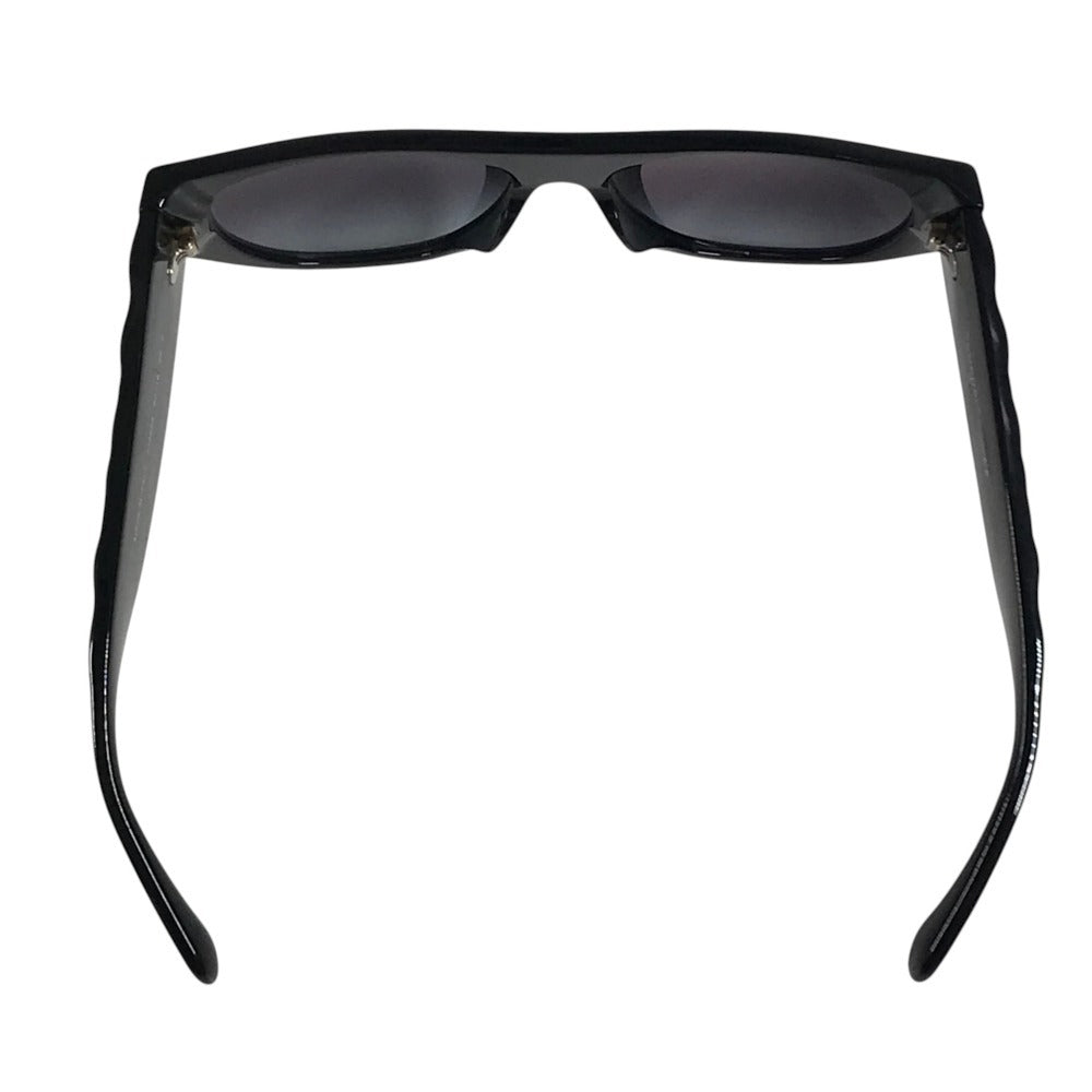 CHANEL 71465A Logo CC CC Mark Matelasse Quilted glasses glasses eyewear glasses sunglasses Plastic Black/Gold Used